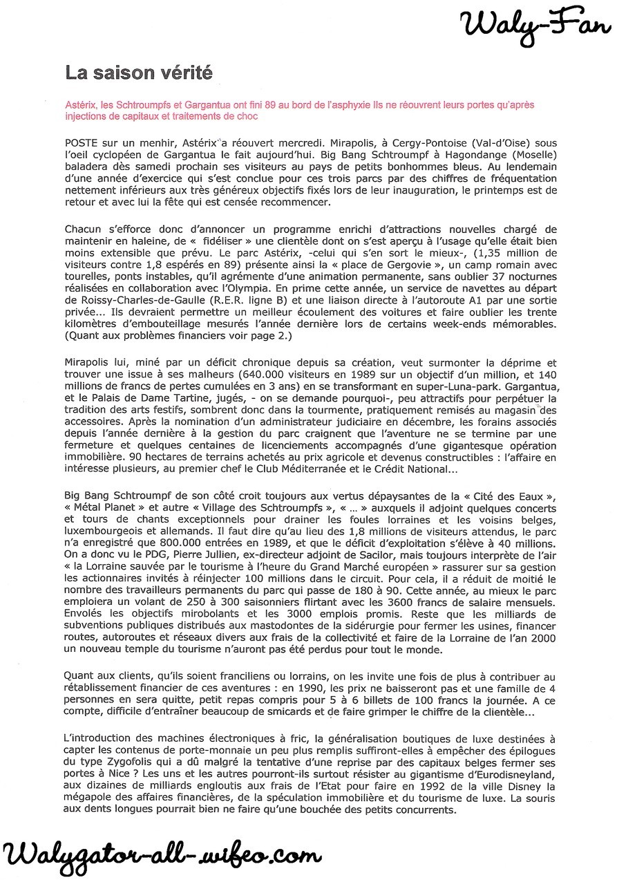 Revue de presse - Article inconnu