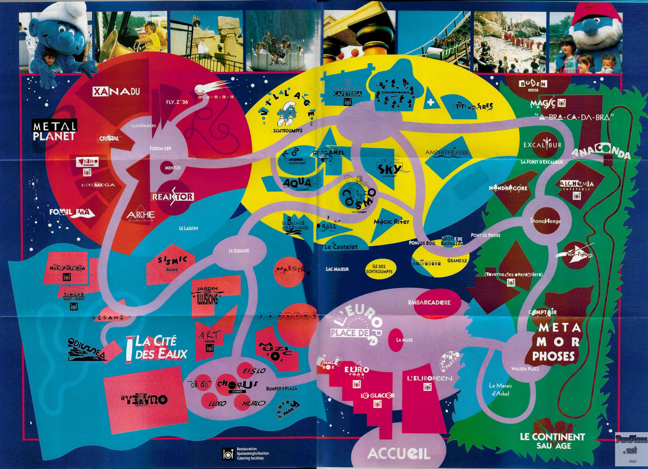 Plan du parc