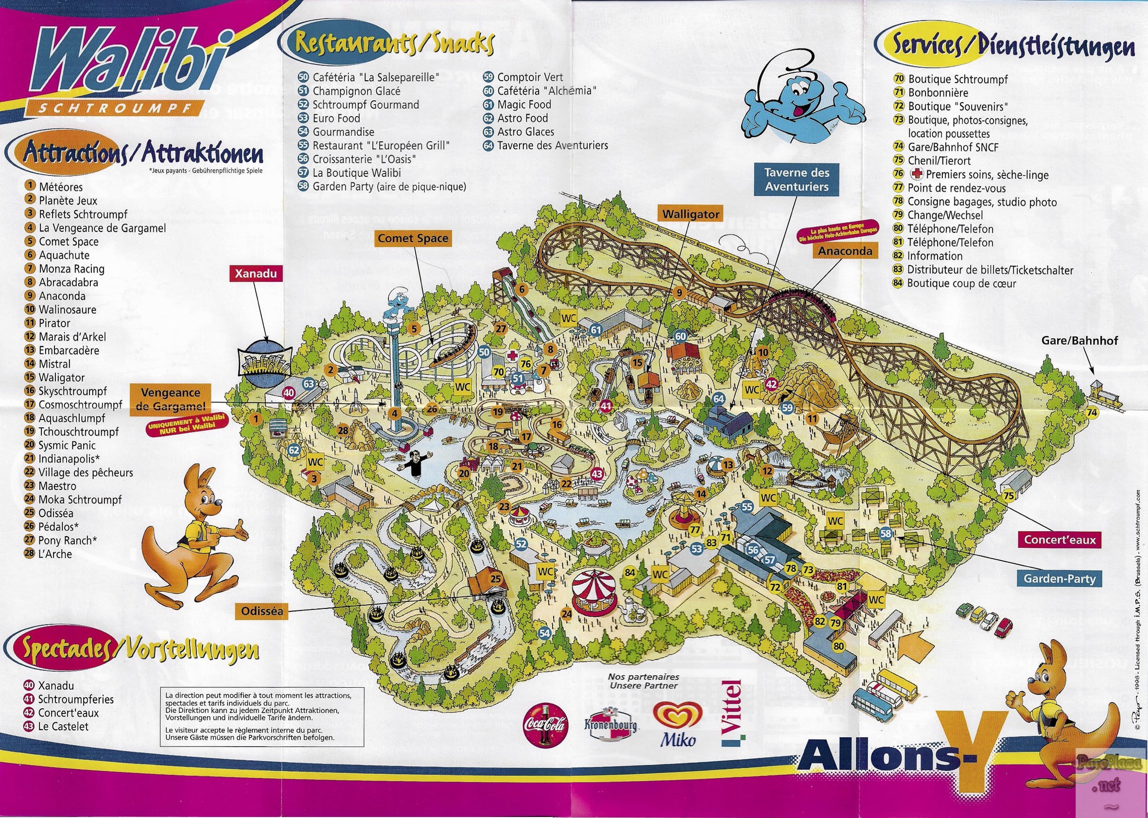 Plan du parc