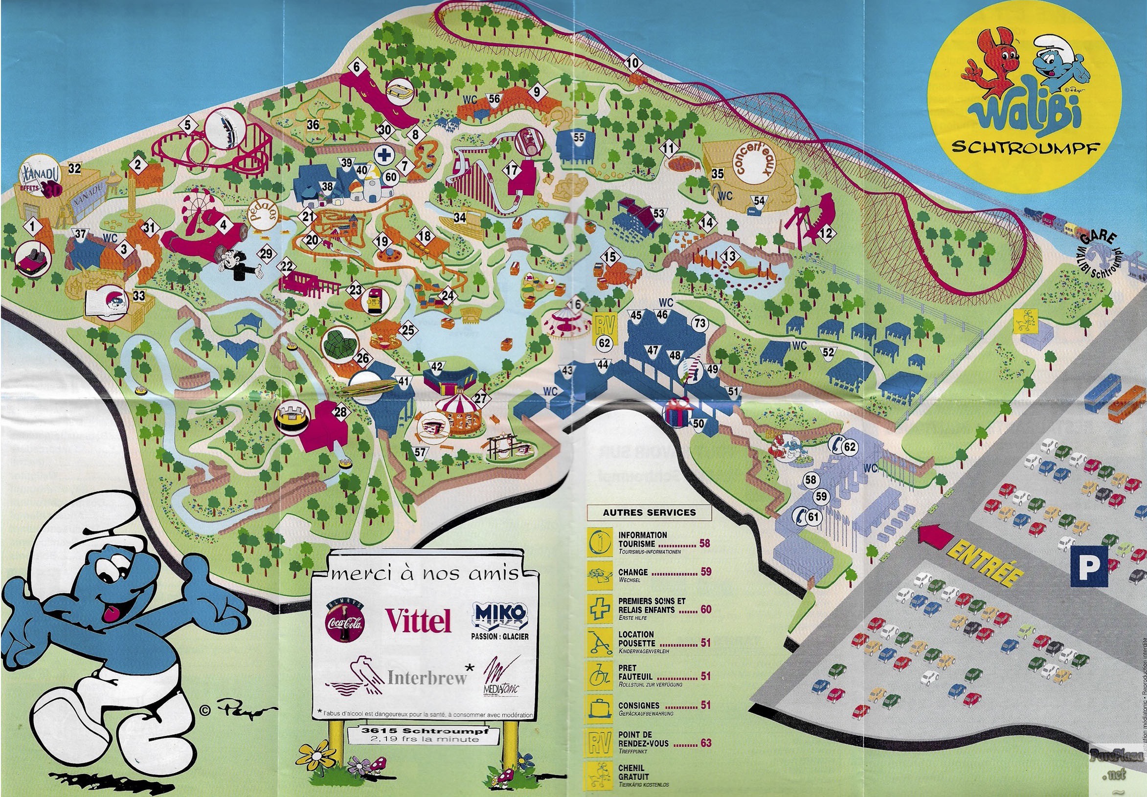 Plan du parc